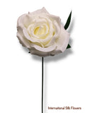18'' Rose Bush ( INT5526-Cream )