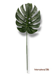 33'' Small Split Philo Leaf  ( Monstera Leaf ) ( INT0124-Dark Green )
