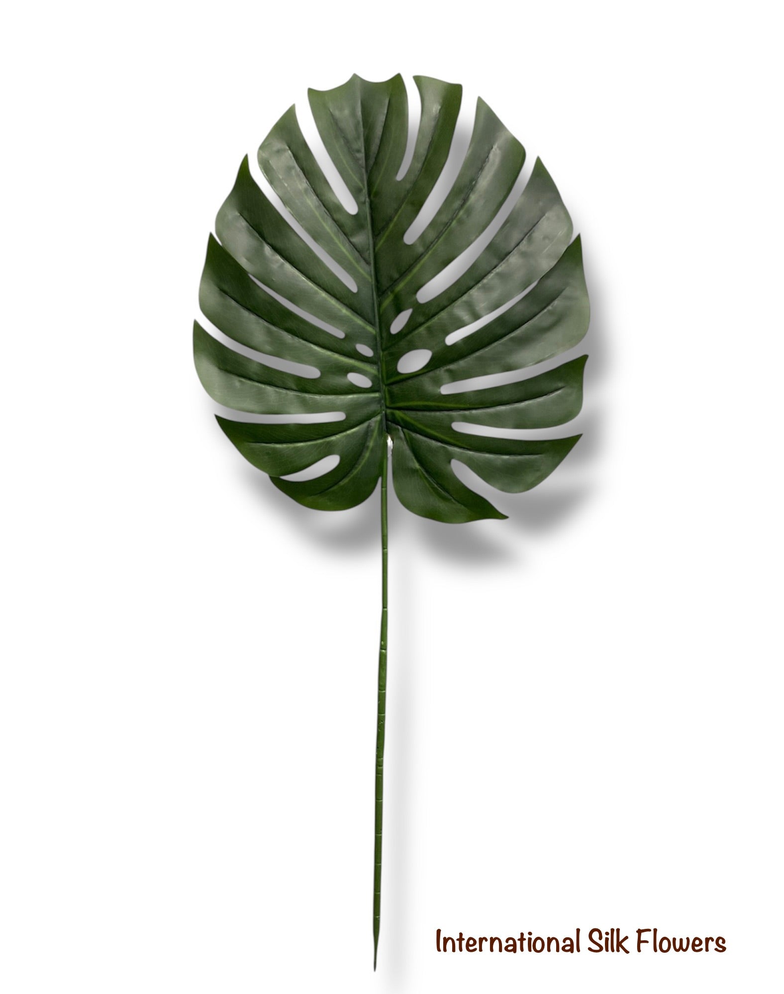 36'' Medium Split Philo Leaf ( Monstera Leaf ) ( INT0137-Dark Green )