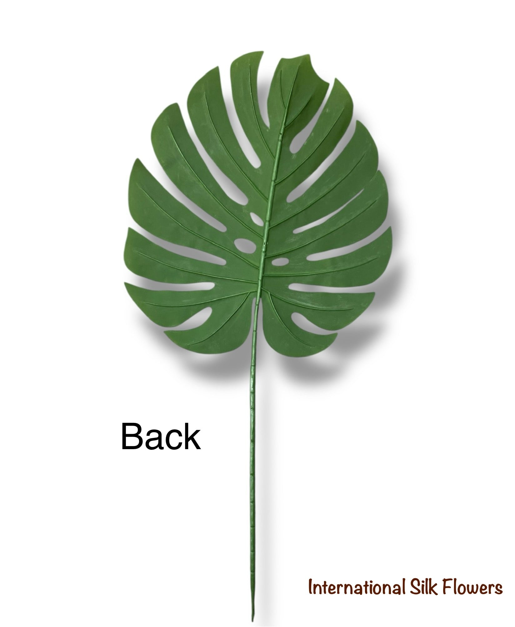 33'' Large Split Philo Leaf  ( Monstera Leaf ) ( INT0142-Dark Green )