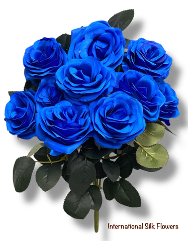 17.5'' Deluxe Rose Bush ( B1024N-#12Royal Blue )