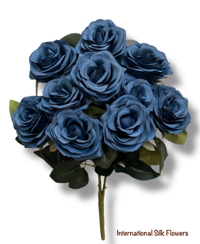 17.5'' Deluxe Rose Bush ( B1024N-#15 Navy Blue )