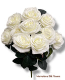 17.5'' Deluxe Rose Bush ( B1024N-#2 Cream )