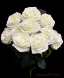 17.5'' Deluxe Rose Bush ( B1024N-#2 Cream )