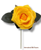 17.5'' Deluxe Rose Bush ( B1024N-#7 Gold Yellow )
