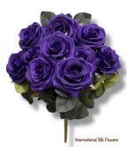 17.5'' Deluxe Rose Bush ( B1024N-#13 Purple ) AN10004