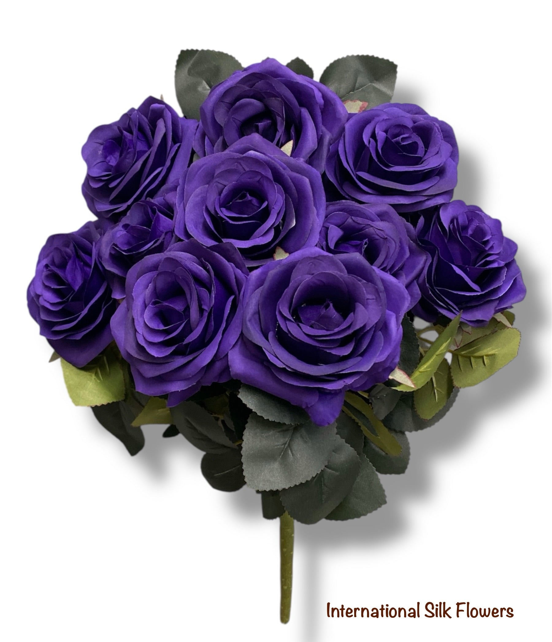 17.5'' Deluxe Rose Bush ( B1024N-#13 Purple ) AN10004
