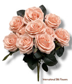 17.5'' Deluxe Rose Bush ( B1024N-#9 Dusty Mauve ) An10004