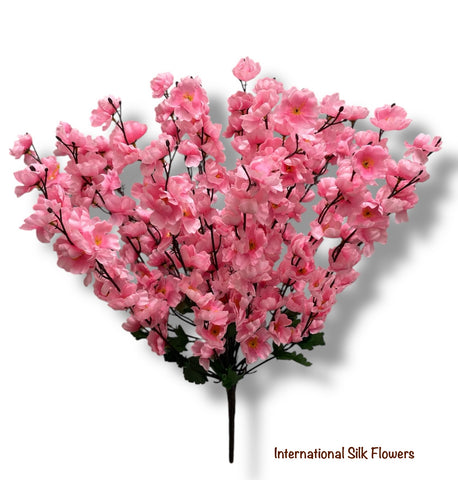 25'' Peach Blossom Bush ( B2488-Pink )