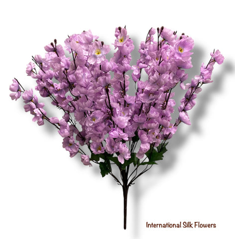 25'' Peach Blossom Bush ( B2488-Lavender )
