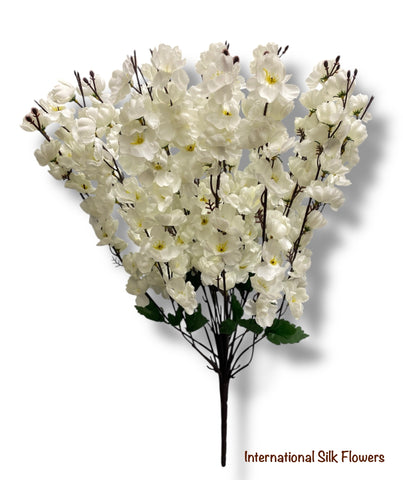 25'' Peach Blossom Bush ( B2488-Cream )