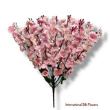 25'' Peach Blossom Bush ( B2488-Cream Pink )