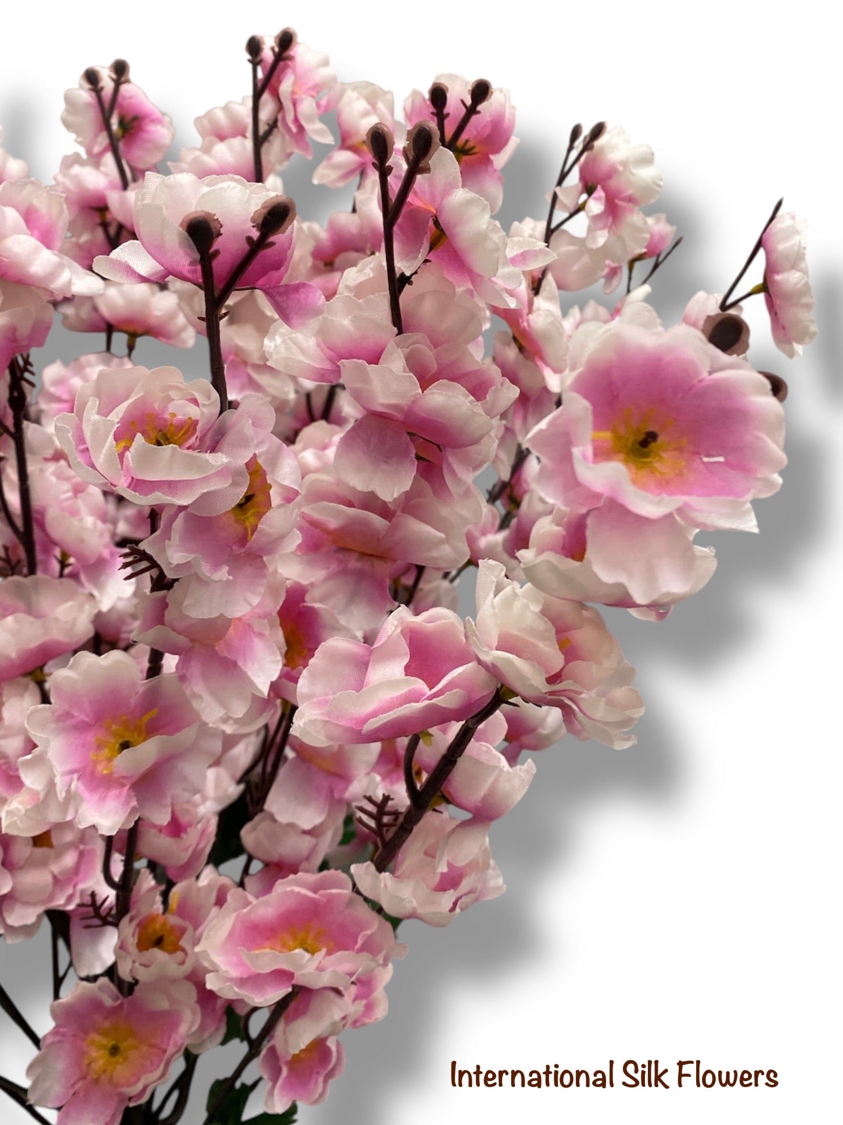 25'' Peach Blossom Bush ( B2488-Cream Pink )