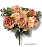 19'' Rose/Hydrangea Bush ( TY3792-PK/MV )