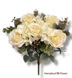 19'' Rose/Hydrangea Bush ( TY3792-CR )