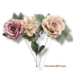 19'' Rose/Hydrangea Bush ( TY3792-PU/COM )