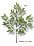 26” Faux Mini Ficus Leaves Spray (  INT514 )