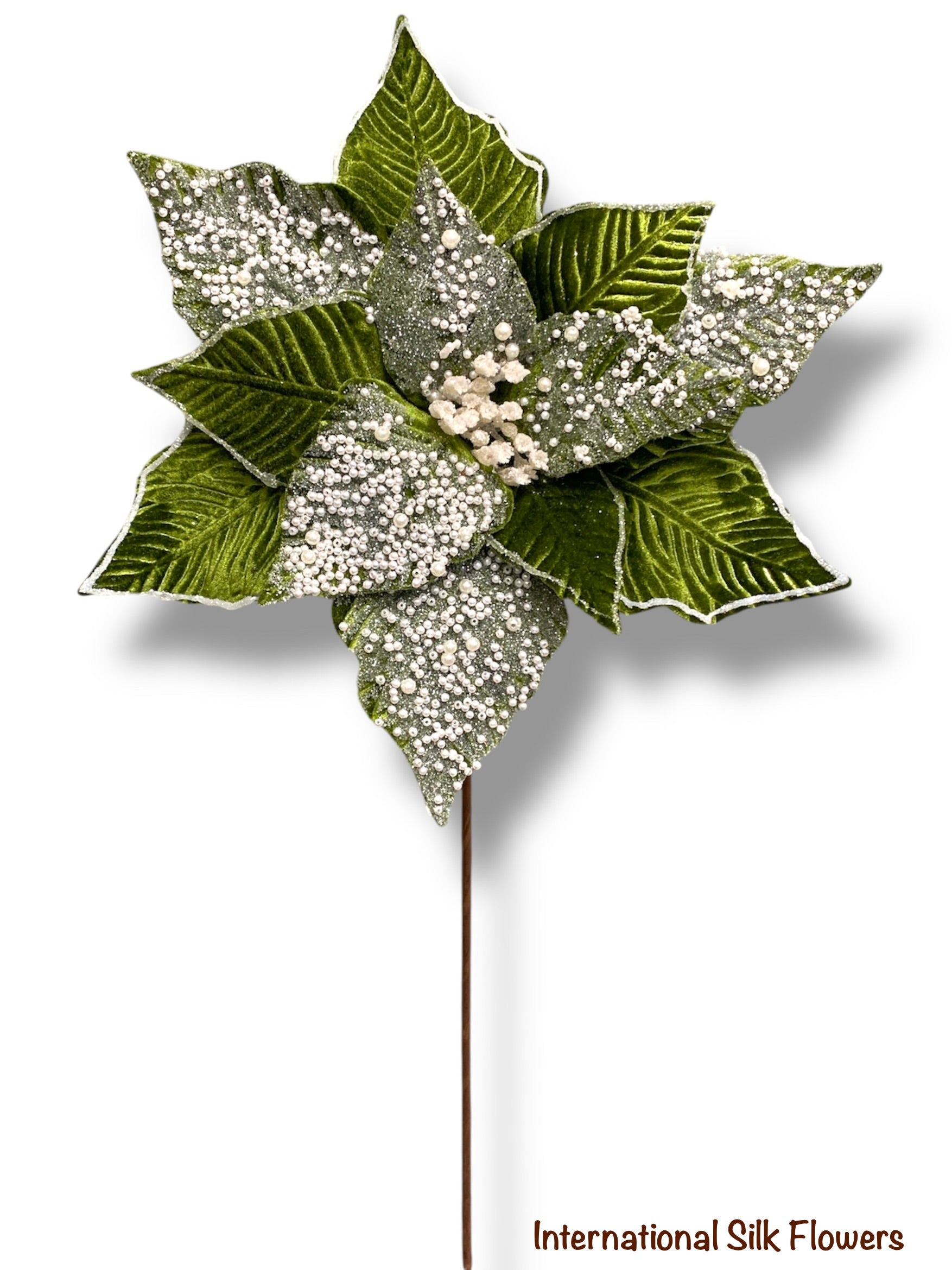20'' Poinsettia Spray ( AC3918-GR )