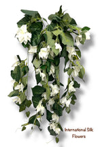 31” Faux Bougainvillea Hanging Bush ( INT6331-Cream )