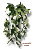 31” Faux Bougainvillea Hanging Bush ( INT6331-Cream )