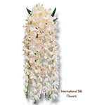 32'' Hanging Orchid Bush ( INT5130-Cream/Pink ) H5TJ30