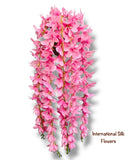 32'' Hanging Orchid Bush ( INT5130-2T/Pink )