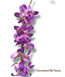 32'' Hanging Orchid Bush ( H5TJ30-Lavender )