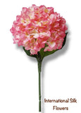 33" Silk Single Stem Hydrangea ( INT8001-Cream Pink )
