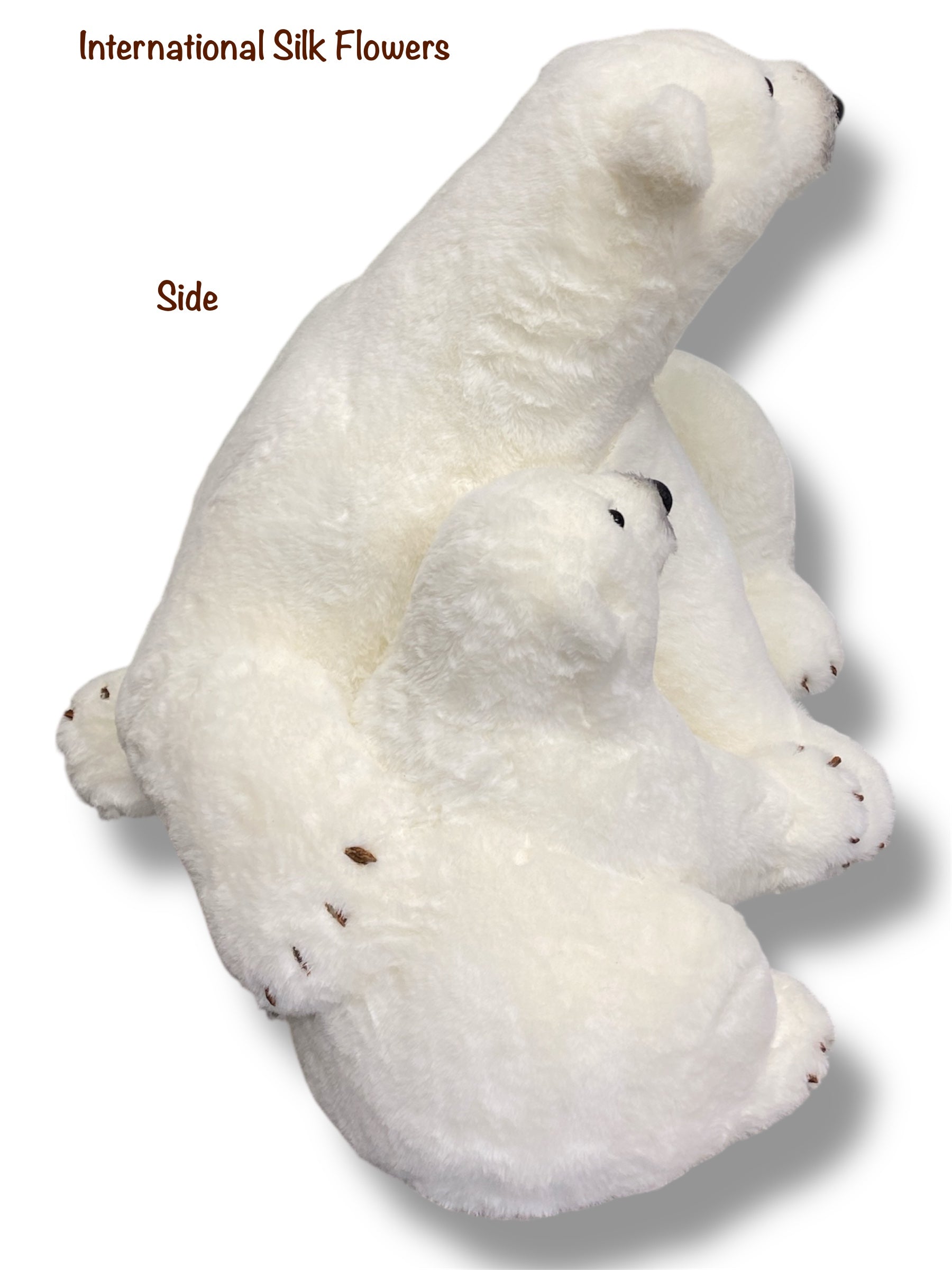 30''x24''x20'' White Bear ( 260365-WH ) – International Silk Flowers
