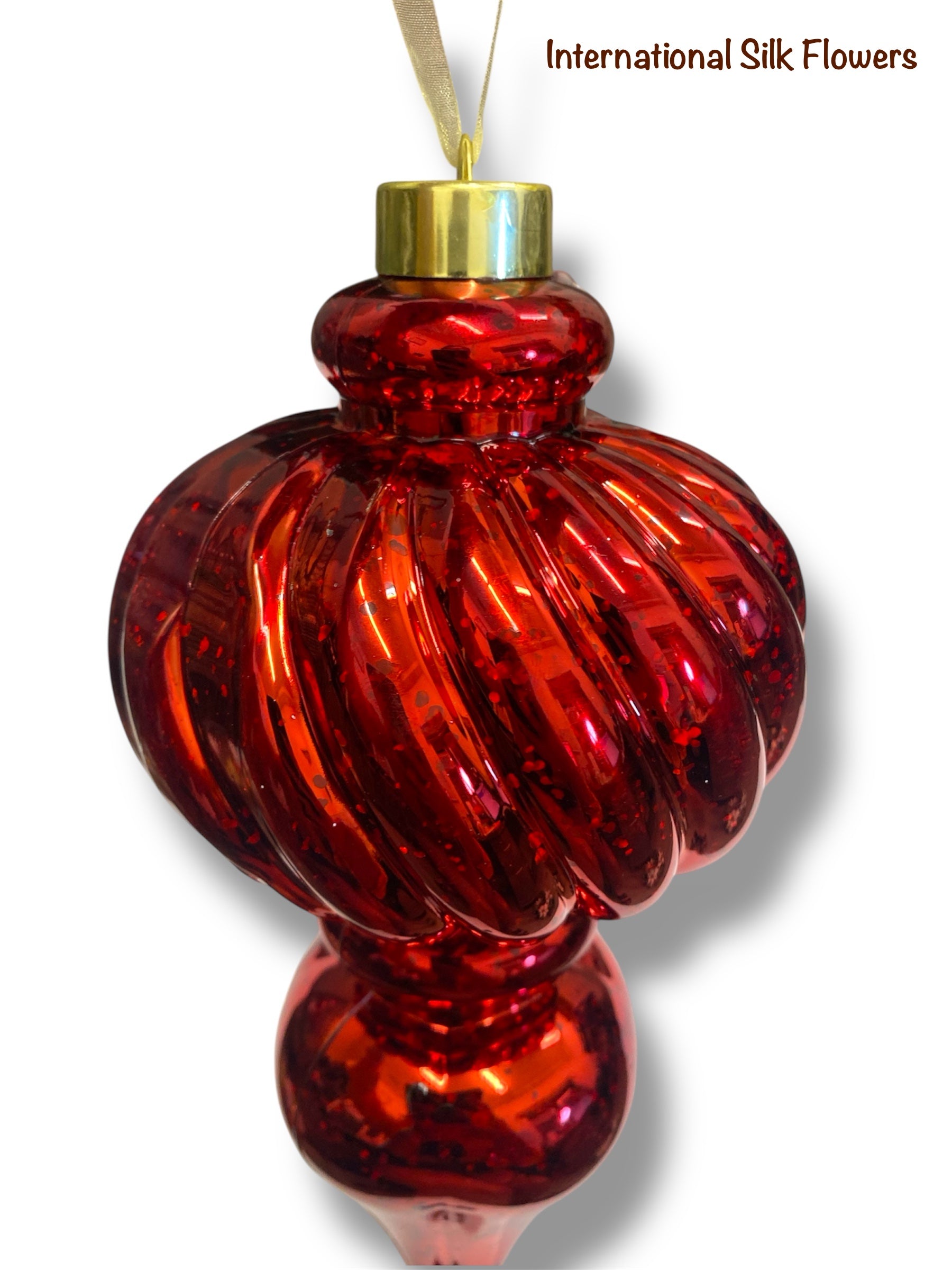 11'' Finial Ornament ( 259108-Red )
