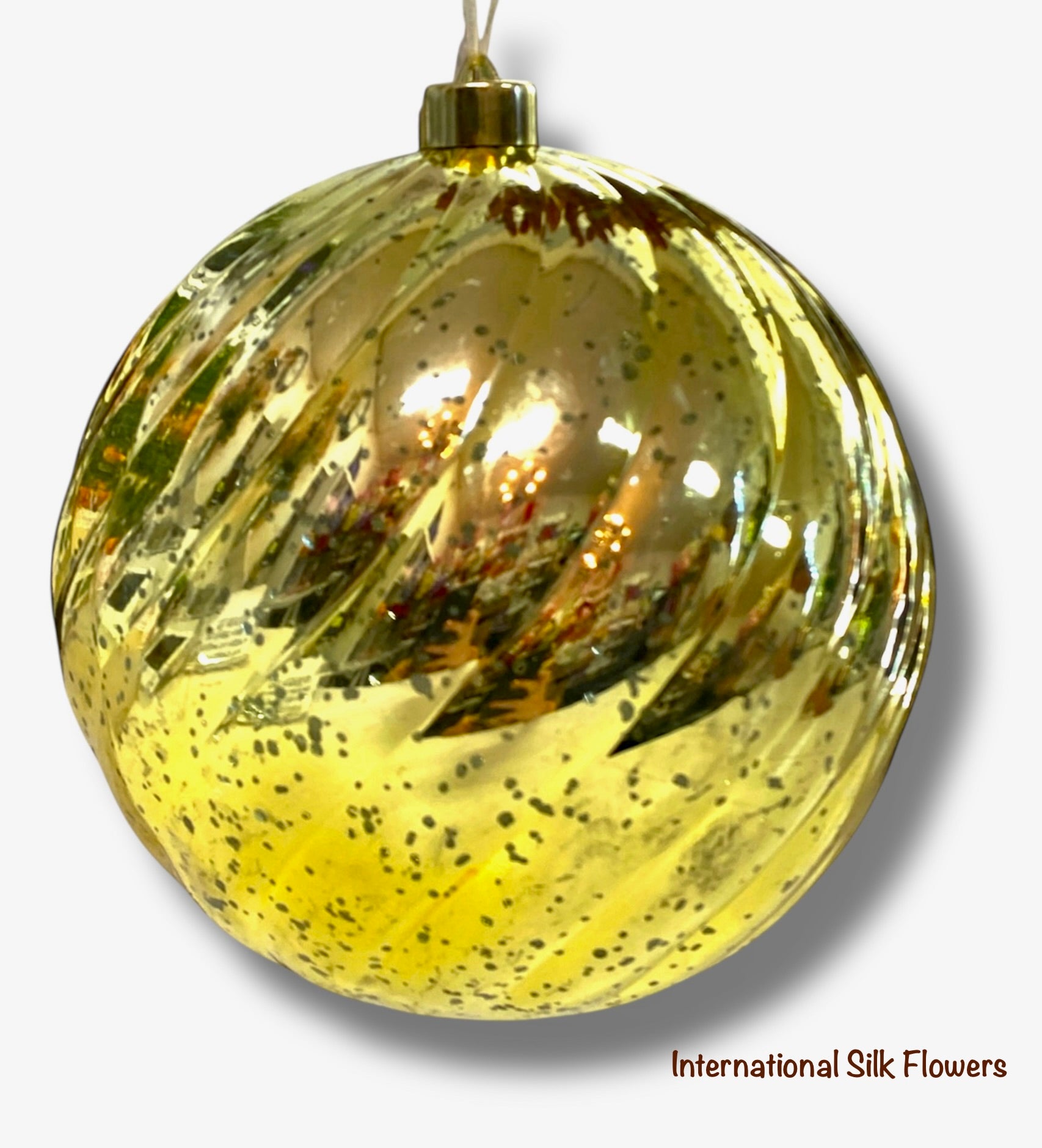 8'' Ball Ornament ( 259099-Gold )