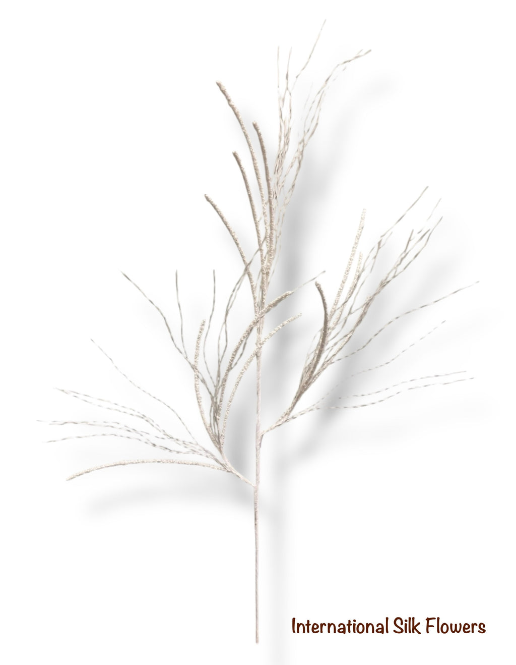 38'' Glitter Pine Twig Spray ( 255050-White )