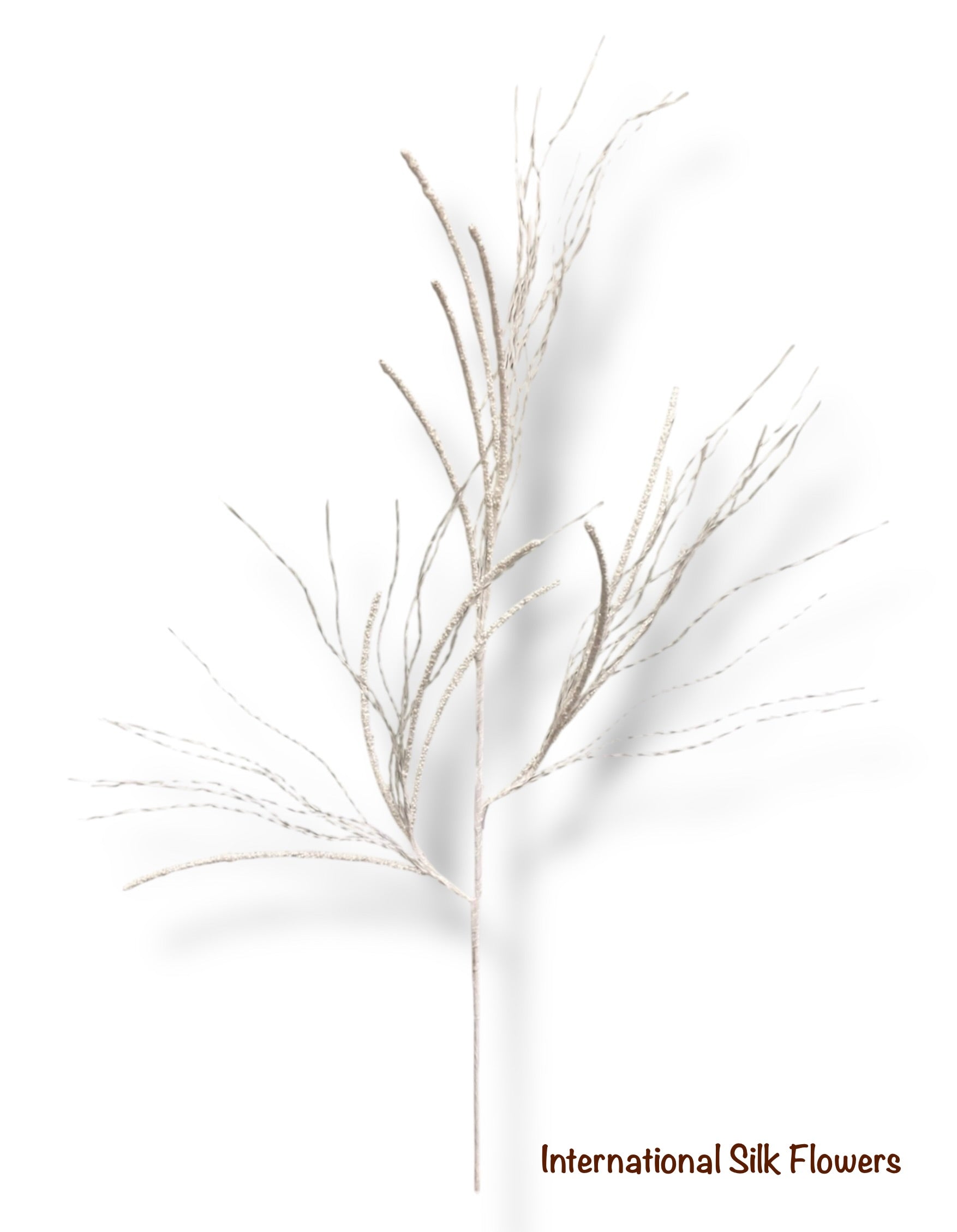 38'' Glitter Pine Twig Spray ( 255050-White )