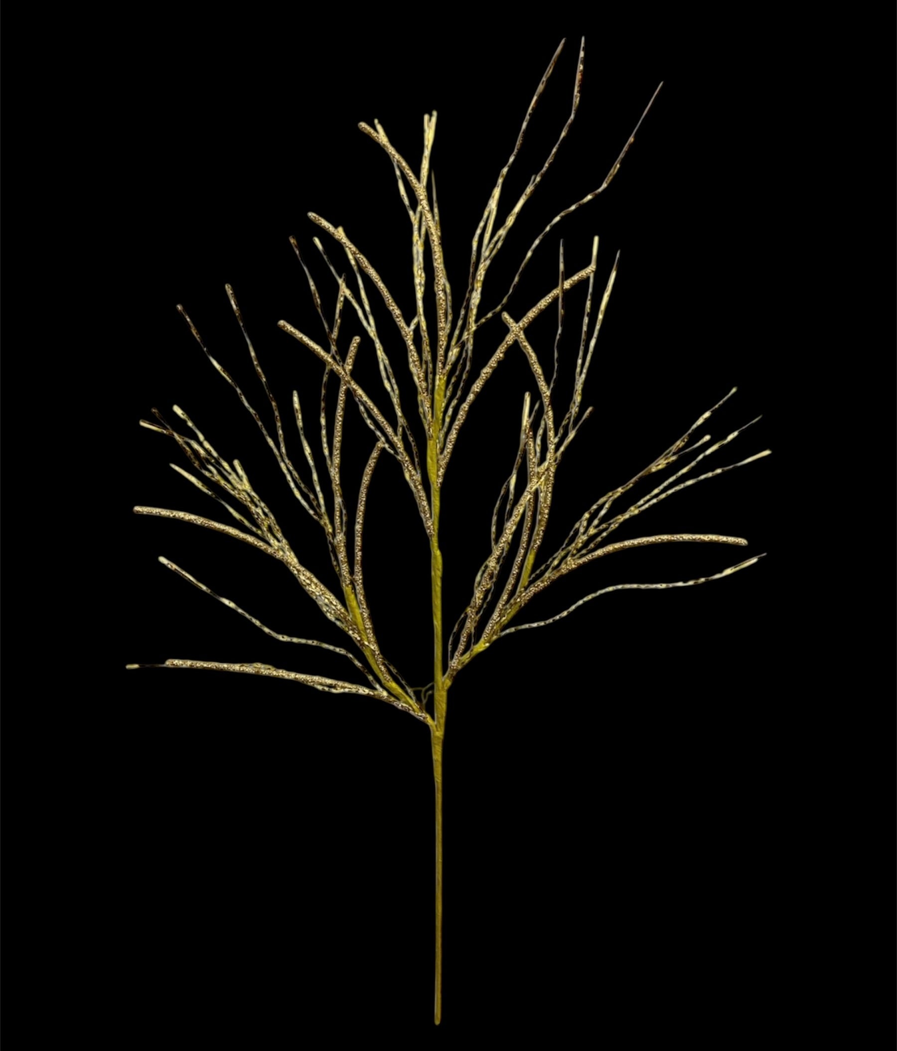38'' Glitter Pine Twig Spray ( 255050-Gold )