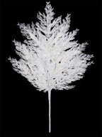 27" Glittered Pine Spray ( XAS115-WH )