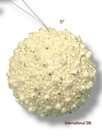 5'' Hanging Ball Ornament ( 131915-WH )