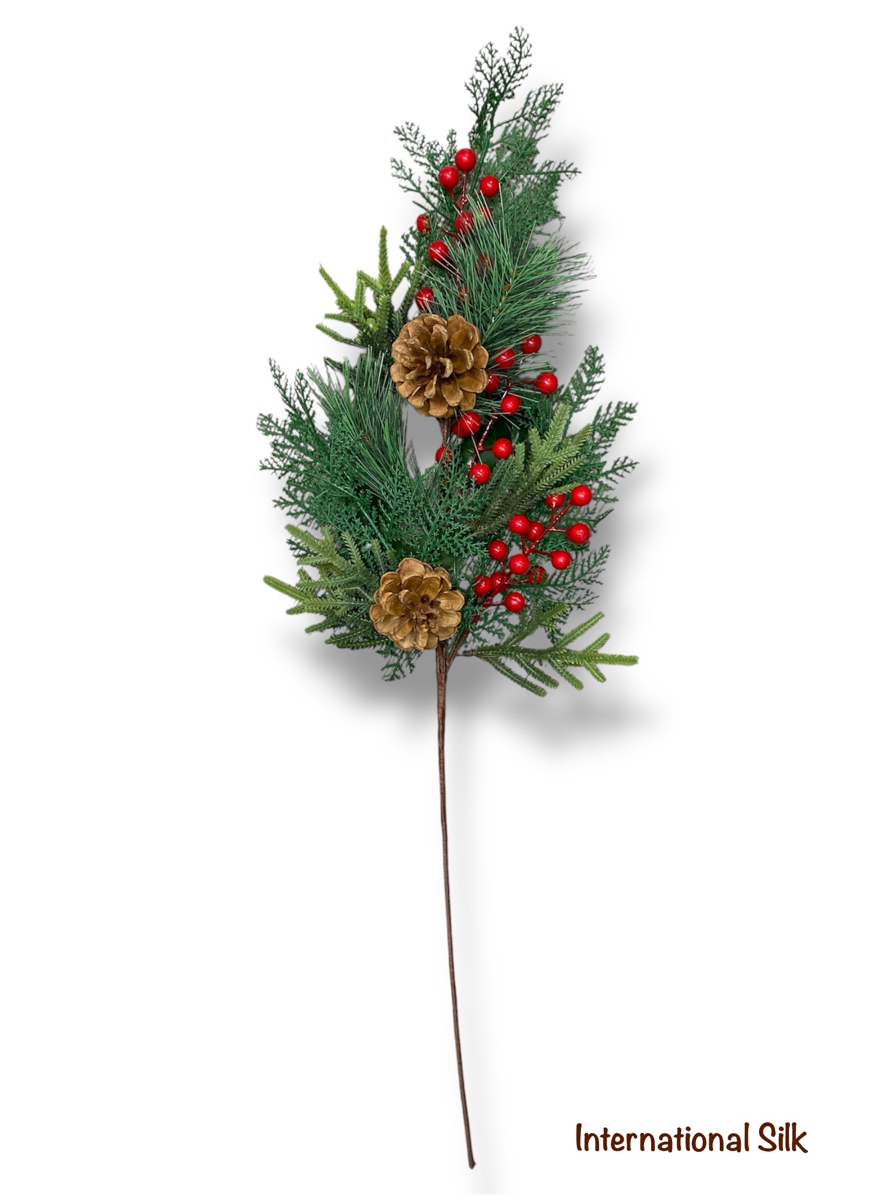 30'' Pine/Pinecone/Berry Spray ( AC3821 )
