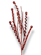 38'' Christmas decor Glittered Spray ( AC3696-RD )