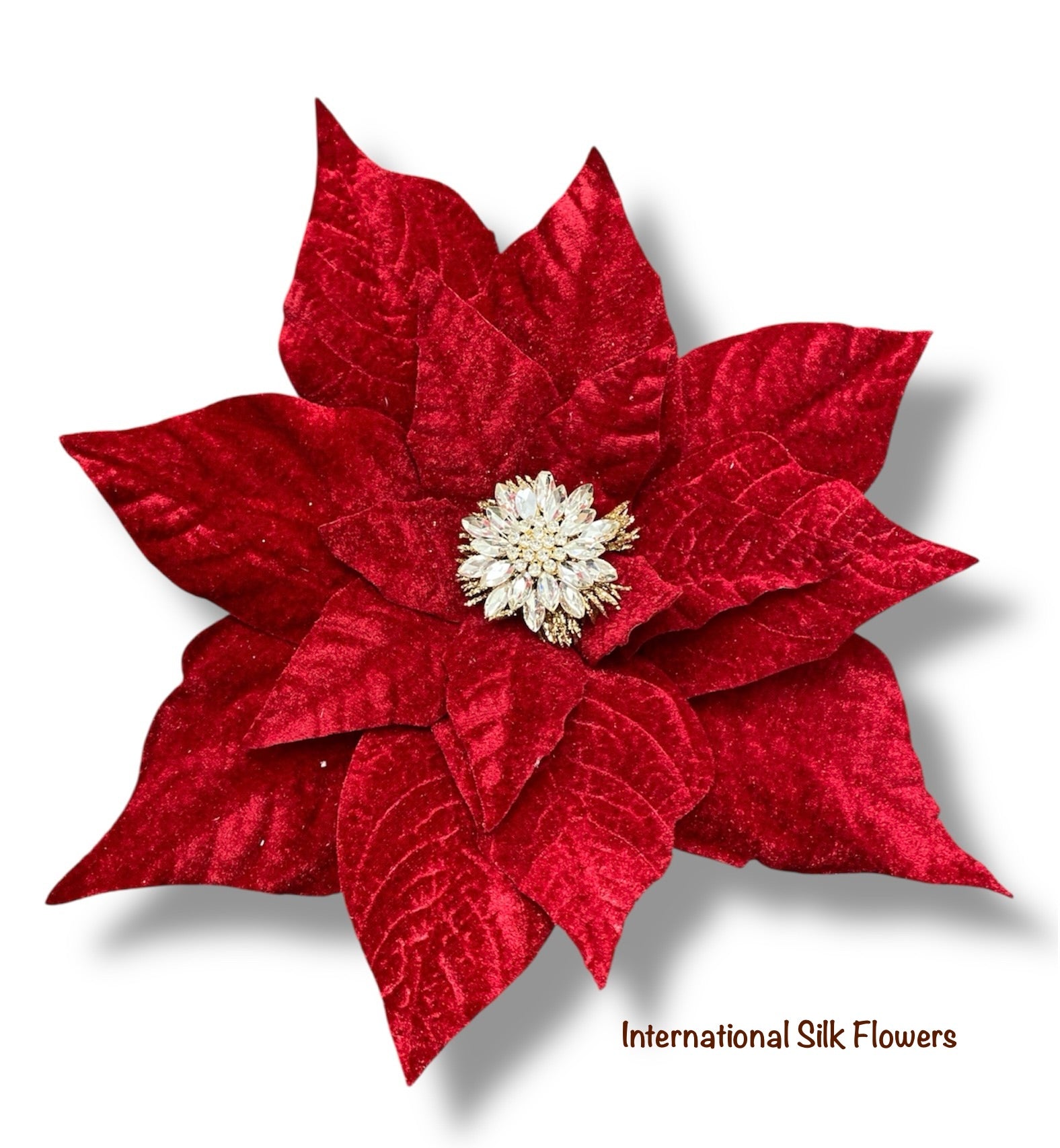 27''  Poinsettia Spray ( 269894-RD )