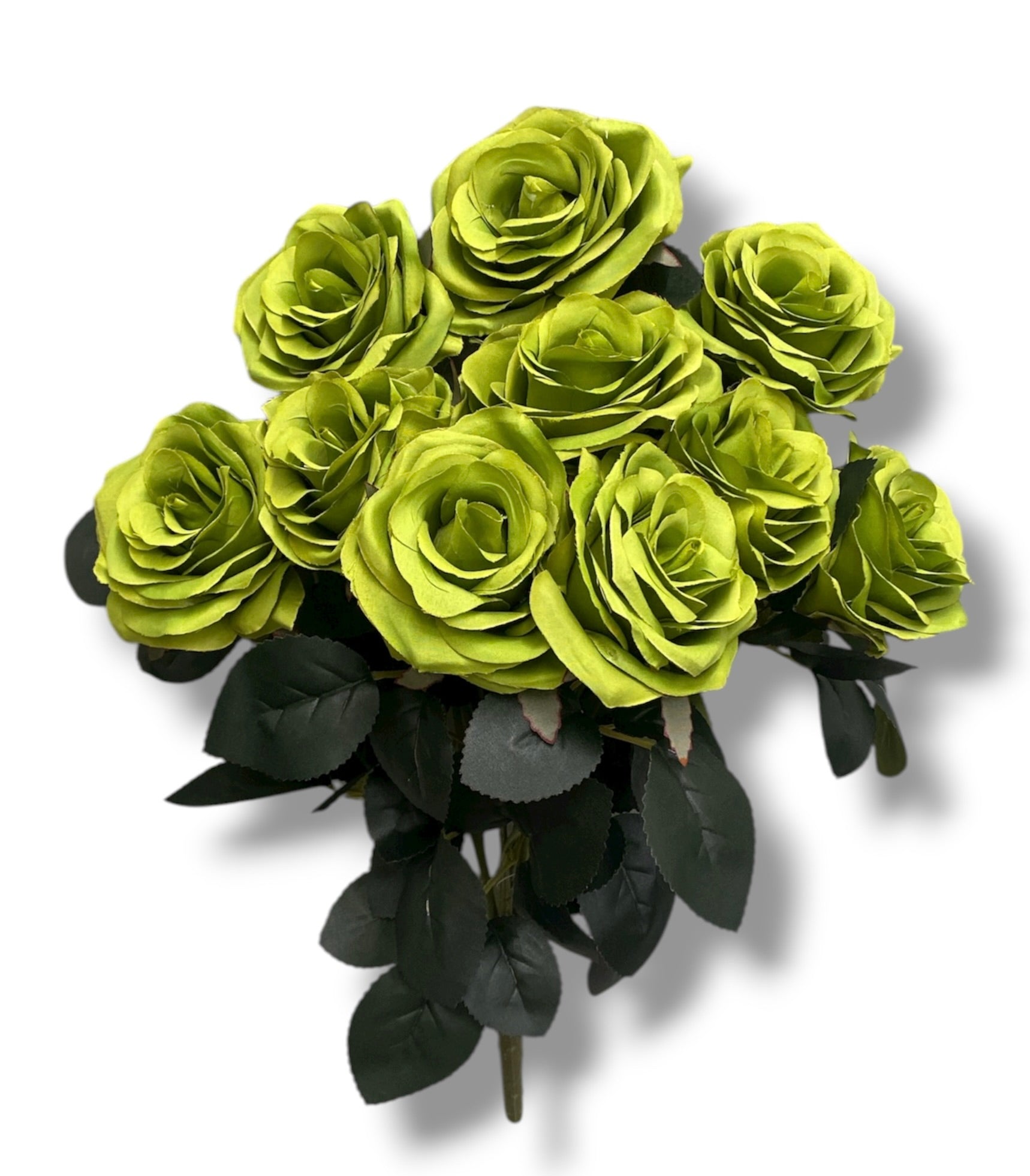 17.5'' Deluxe Rose Bush ( B1024N-#30 Apple Green ) AN10004