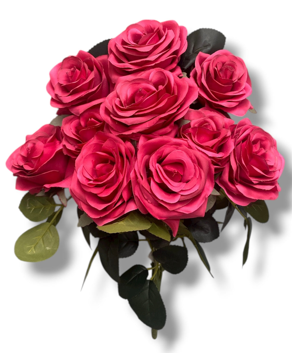 17.5'' Deluxe Rose Bush ( B1024N-#28 New Fushia ) AN10004