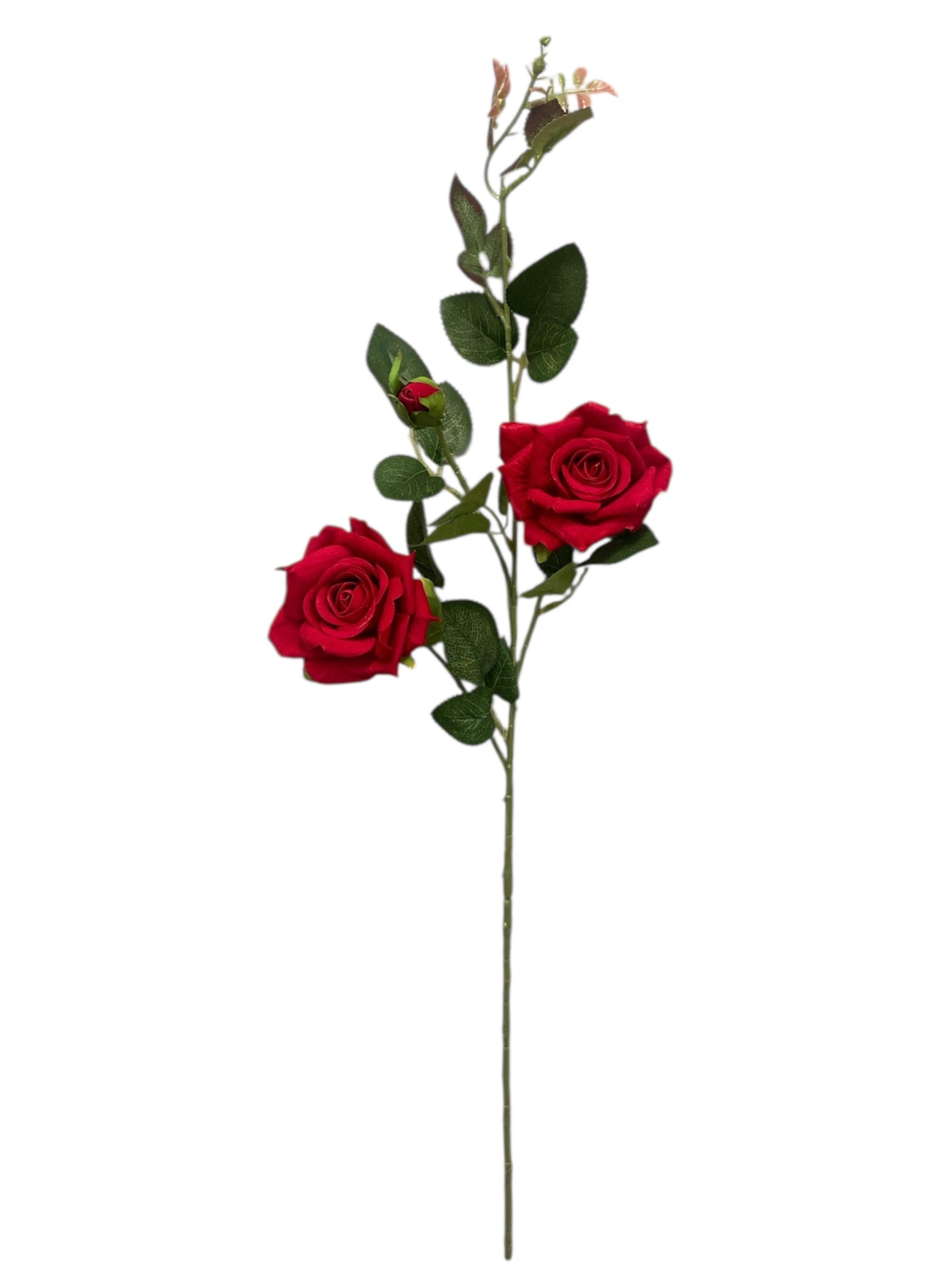 30'' Single Velvet Rose Spray ( J1095 )
