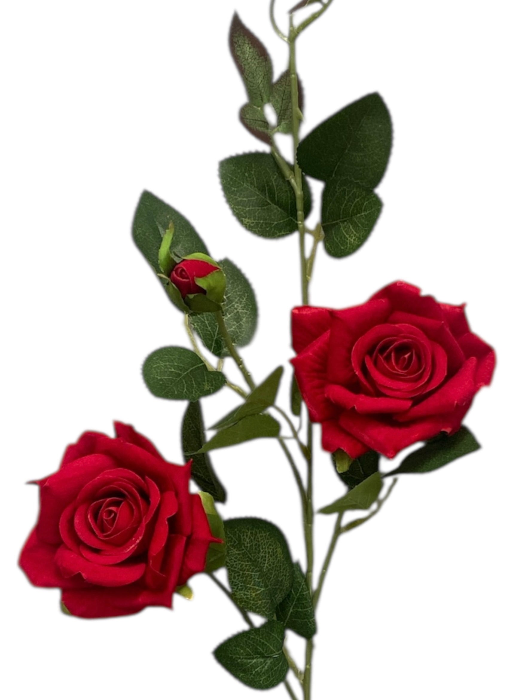 30'' Single Velvet Rose Spray ( J1095 )