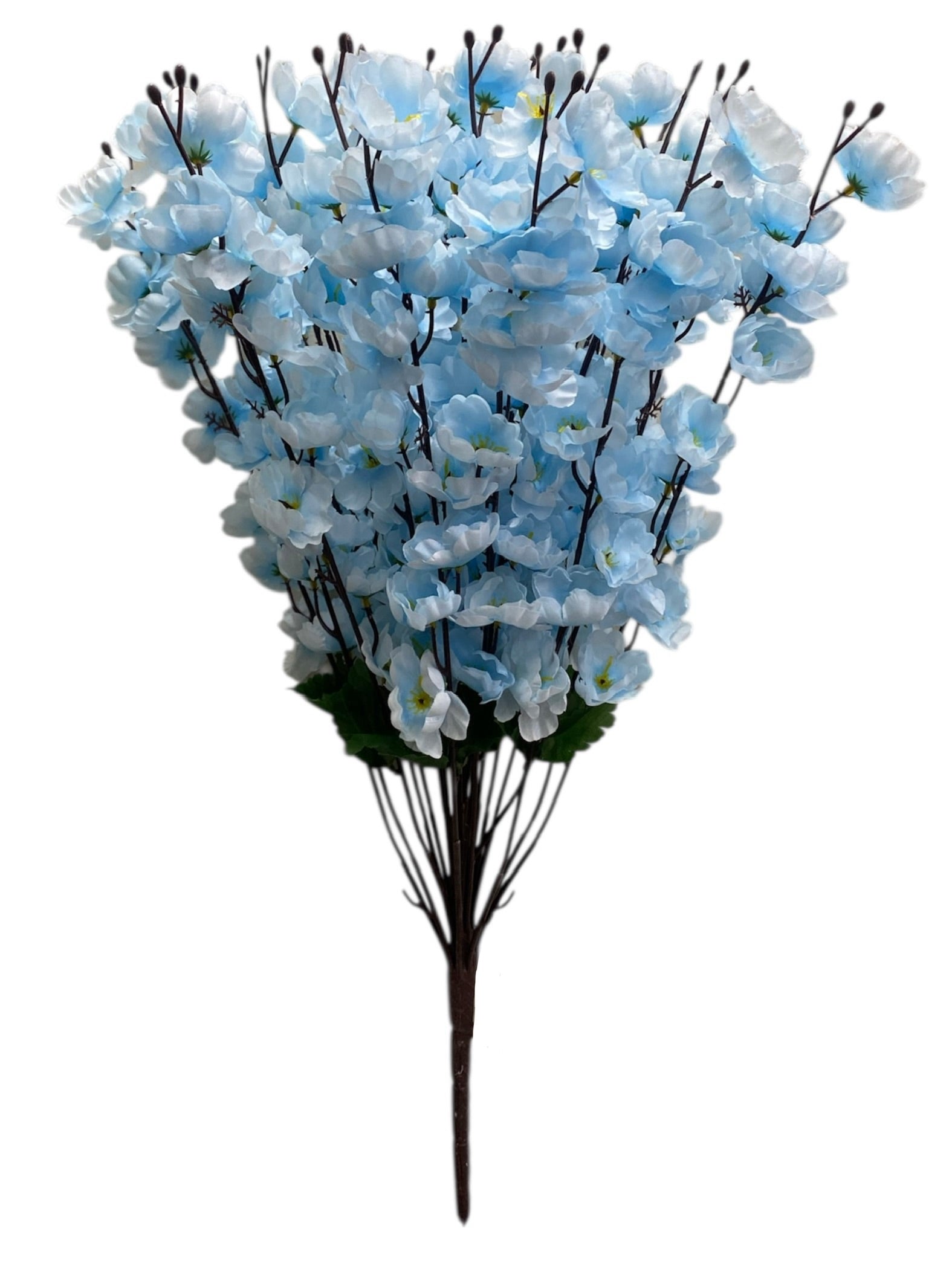 25'' Peach Blossom Bush ( B2488-Light Blue )