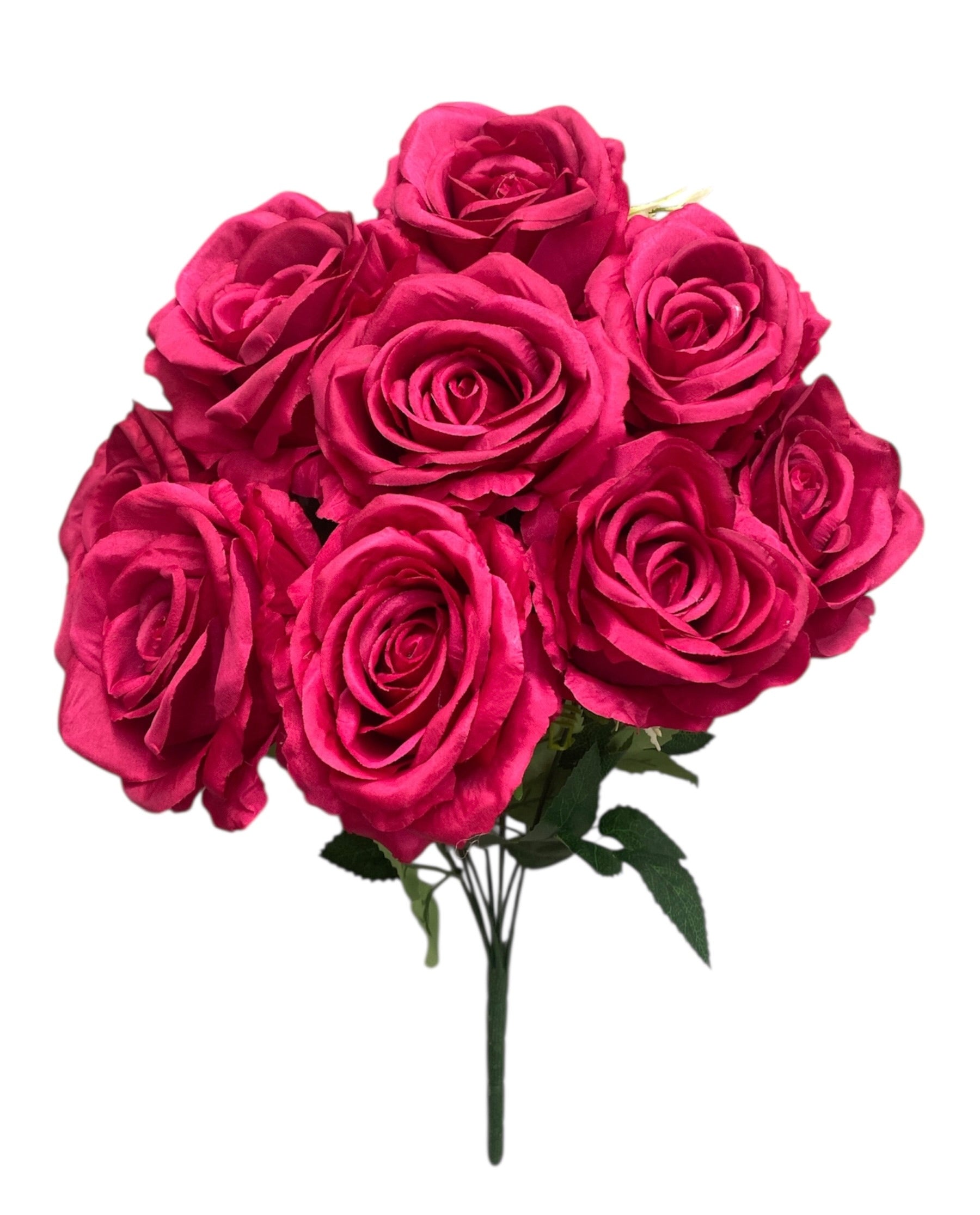 20" Silk Open Rose Bush ( INT0071-#14 New Fuchsia )( B930 )