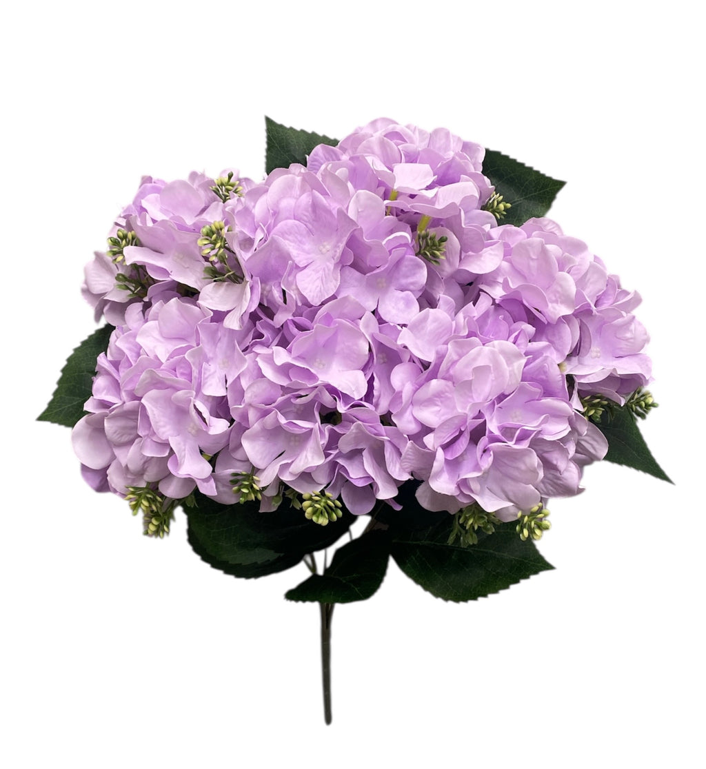 18'' Pongee Hydrangea Bush ( INT24007-#19 Soft Lalic )