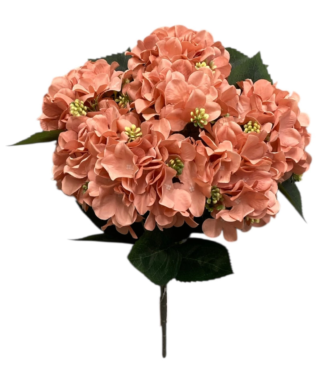 18'' Pongee Hydrangea Bush ( INT24007-#21 Champagne )
