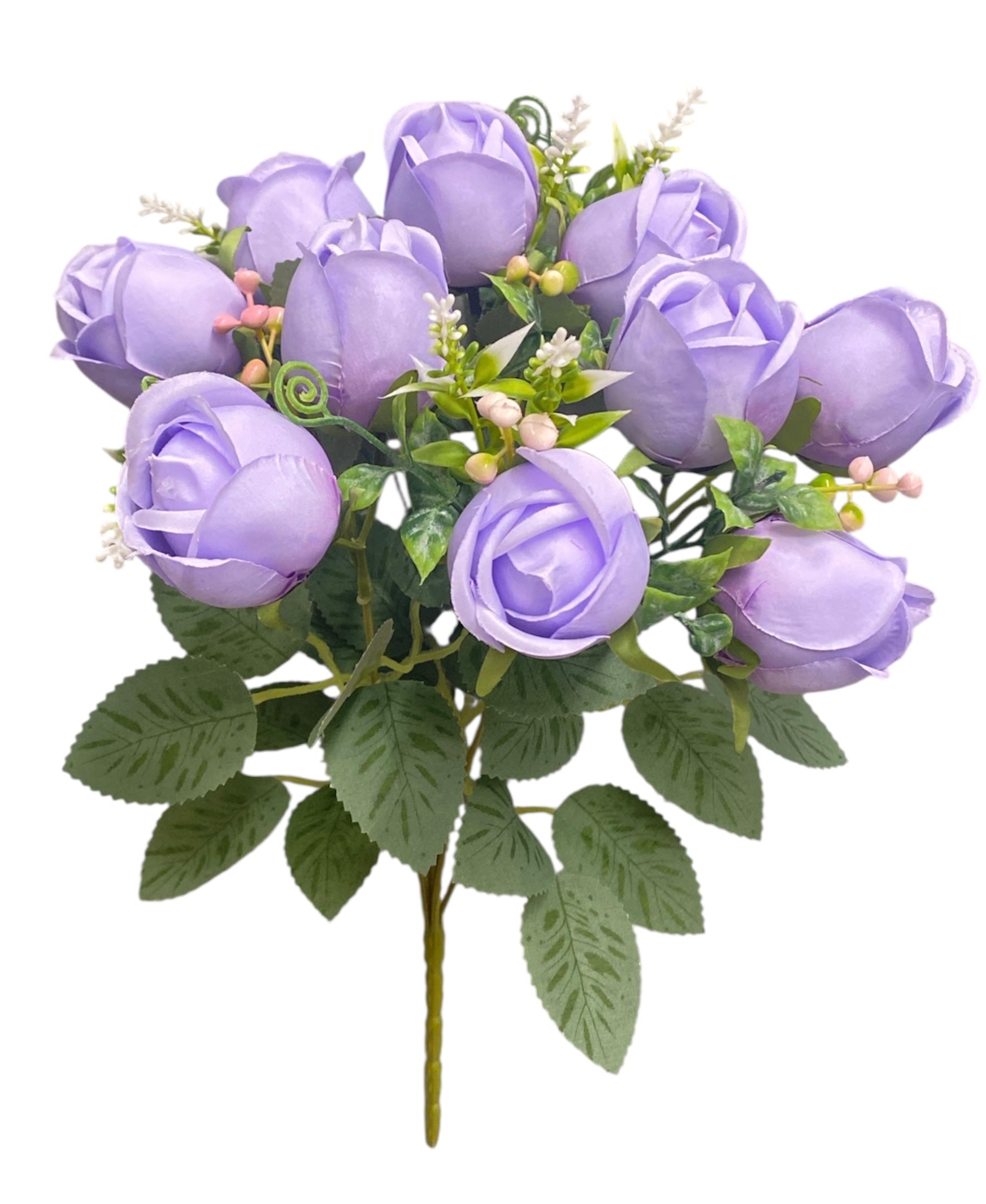 14'' Rose Bud Bush ( INT8811-#6 Lavender )