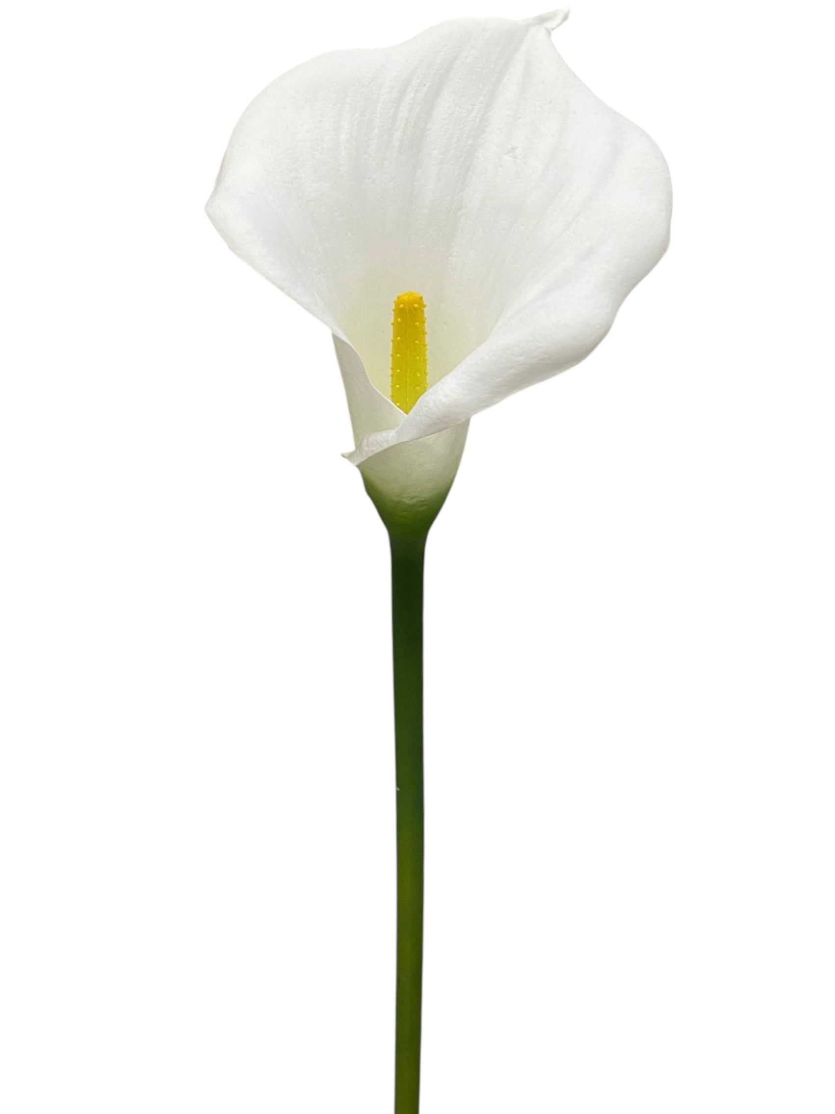 30”  Real Touch Calla Lily Spray ( INT928-White )
