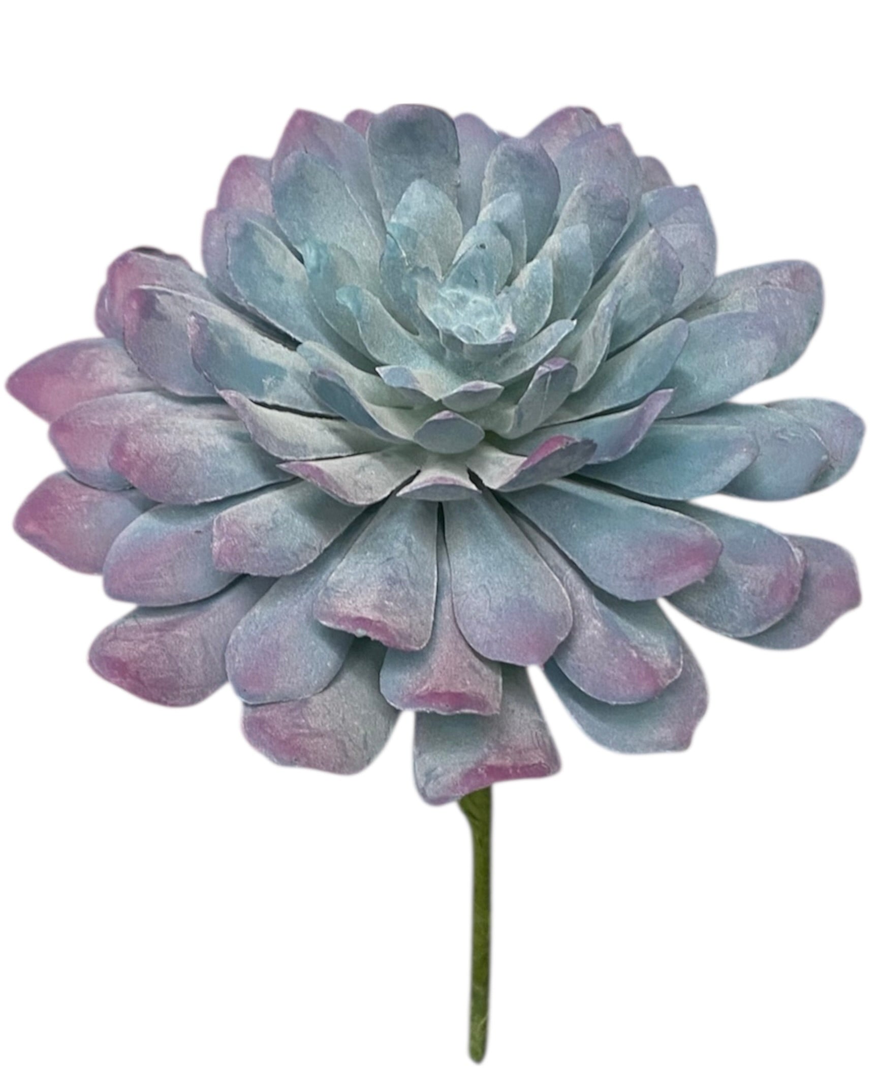6” Lotus Succulent Pick ( 142865-Blue )
